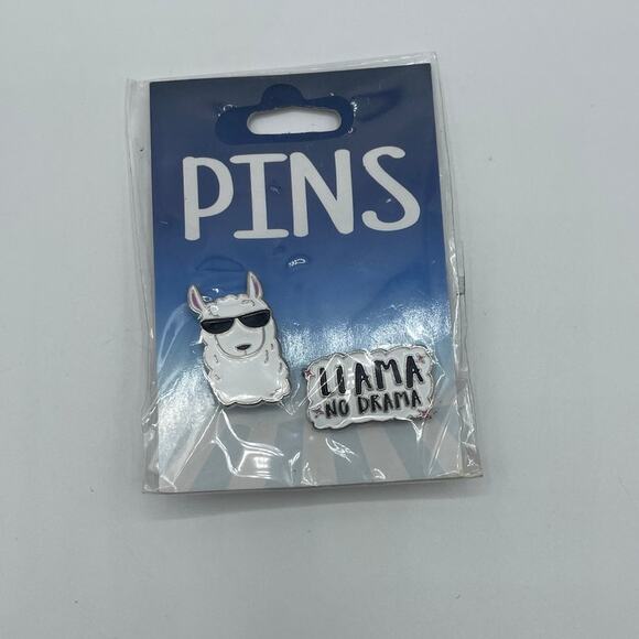 NWT Kalan "Llama No Drama" Enamel Pin - Picture 1 of 2